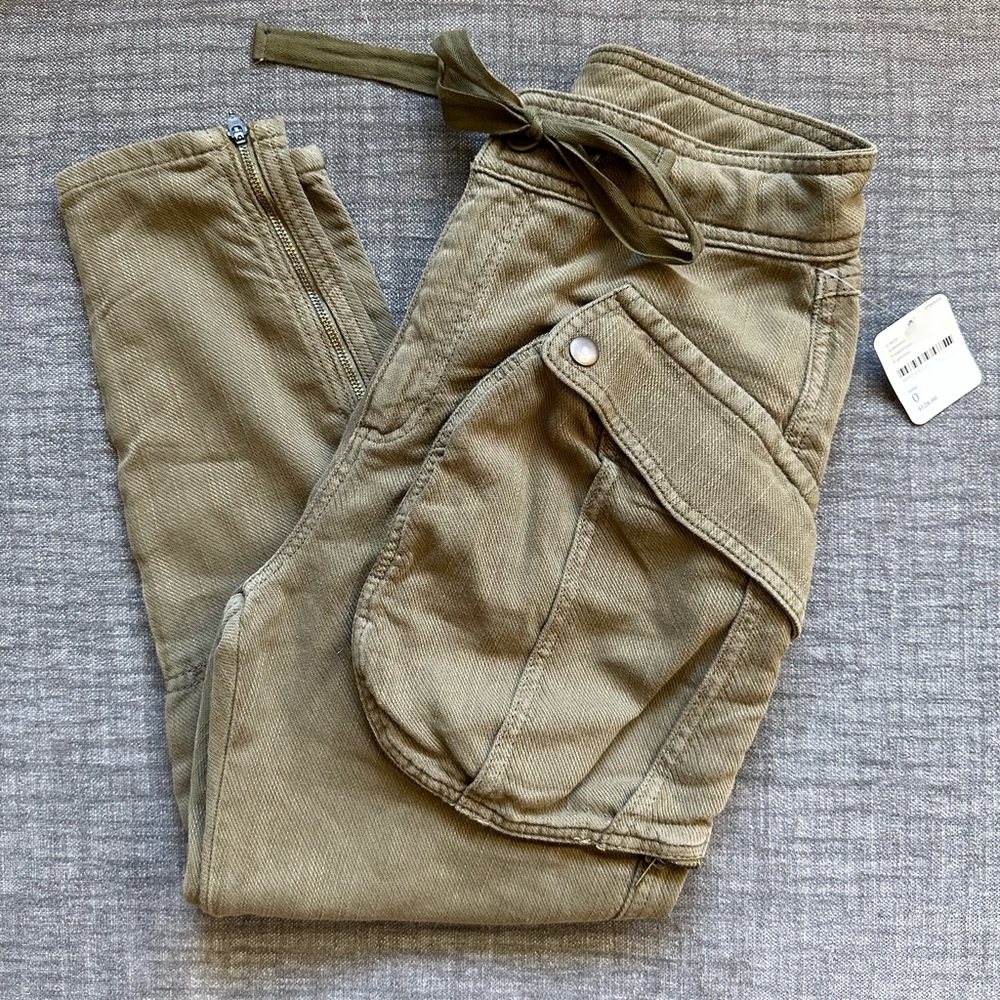 NWT Size 0 Free People Cargo Pants